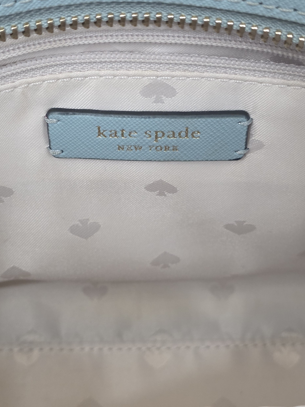 Kate Spade Cameron Medium Satchel Seaside Light Blue Saffiano Leather - Picture 9 of 16